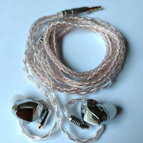 Pizen SENFER DT9 Knowles Balanced Armature + Dynamic Hybrid In Ear Monitor Headphone DJ Headsets With Detachable MMCX Cable DT8