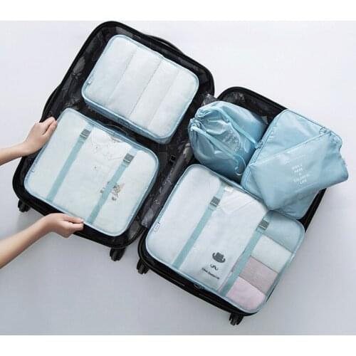 New Zip Bra Cosmetics Underwear Shoes Bag Storage Bag Set For Clothes Tidy Luggage Suitcase Pouch High Quality Hot Sale 2020