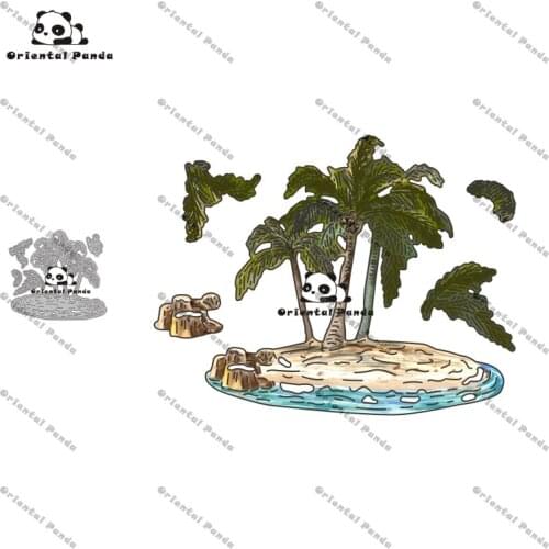 New Dies 2020 Coconut Island Metal Cutting Dies diy Dies photo album cutting dies Scrapbooking Stencil stamps and dies