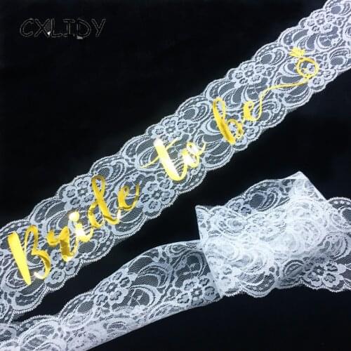 Bachelor Party Bridal Gilt Shoulder Strap Bride To Be Diamond Hen Party Supplies aa045