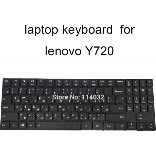 Backlit Russian Keyboard for Lenovo Legion Y720 Y720-15 Y720-15IKB Type 80VR 81CQ RU Black SN20M27296 5CB0N67225 Laptop Parts