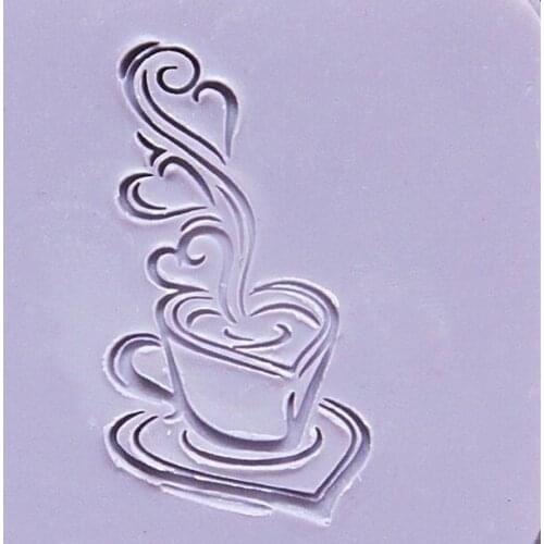 Glass Mold Coffe natural Handmade Soap Acrylic Seal Mold Seal Frame Mini Diy Natural Organic Glass Patterns 4-5cm