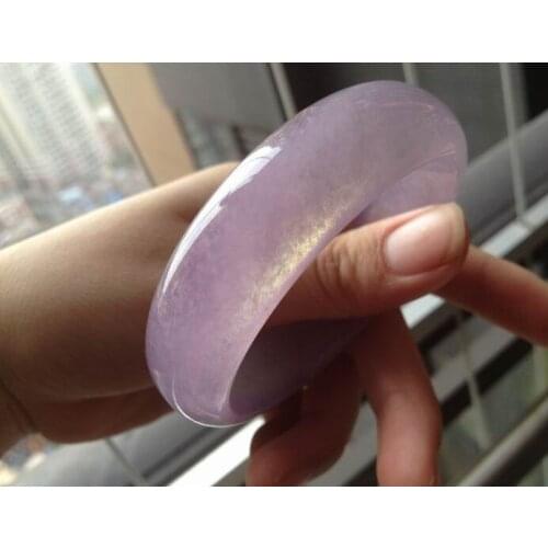 Light purple yu bracelet burma Violet ice kinds of yu bracelet