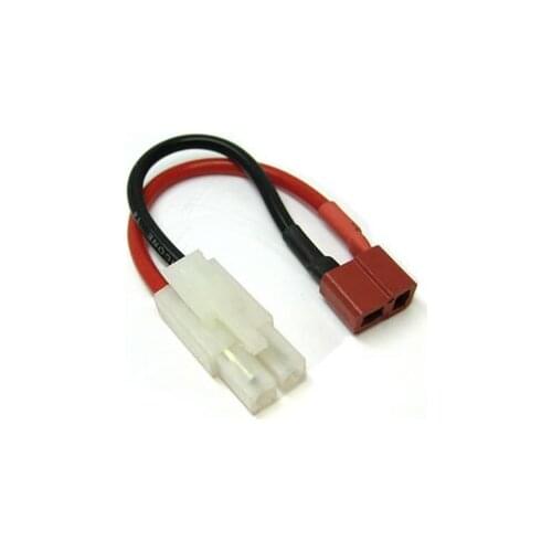 T female connector Head to male Tamiya L6.2 2Pin Adapter 14awg Silicon Wire