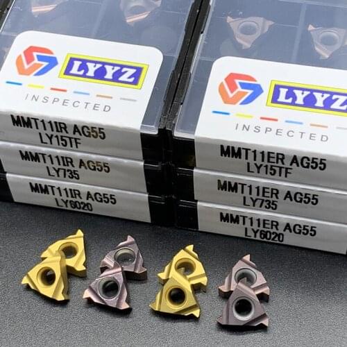 MMT11ER MMT11IR MMT16IR MMT16ER MMT22ER 22IR AG55 AG60 LY15TF LU6020 LY735 CNC thread milling cutter Carbide tool