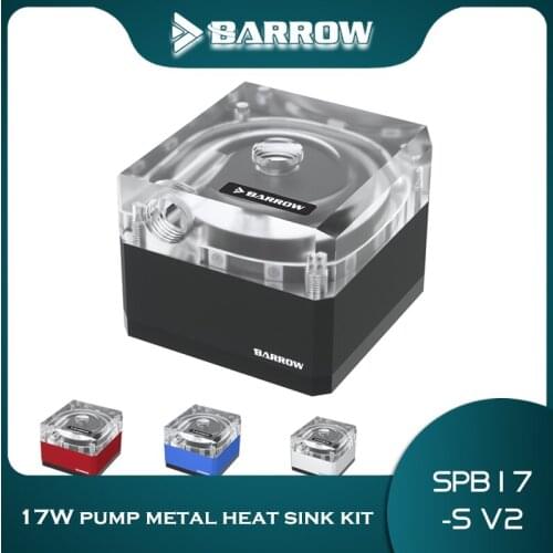 Barrow DDC pump water cooling PWM speed control 17W 5v light strip Cover+Aluminum Auror Mobo AURA SPB17-S V2