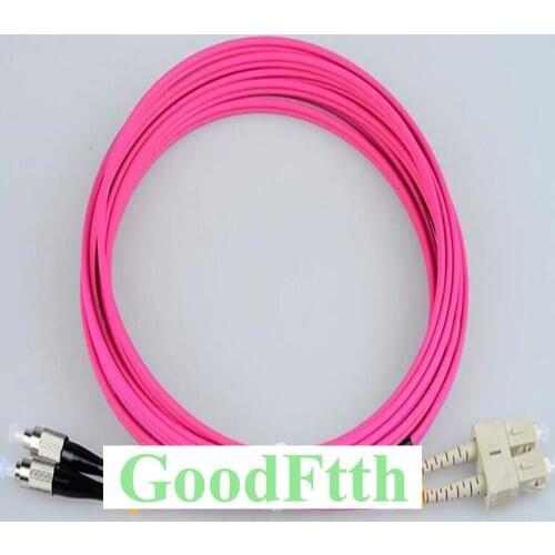 Fiber Optic Patch Cord Jumper SC-FC FC-SC Multimode OM4 Duplex GoodFtth 20-100m