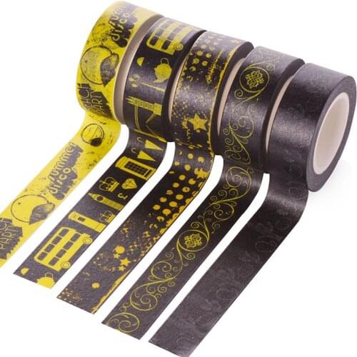 Japanese Washi Tape DIY Color Paper Tape Cartoon Decorative Stickers Masking Tape