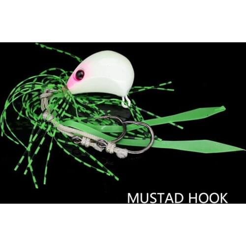 2pcs/pack 70/80g Japan Inchiku lead jig Rig bait beach long casting luminous bait Octopus squid shape glowing bait lures