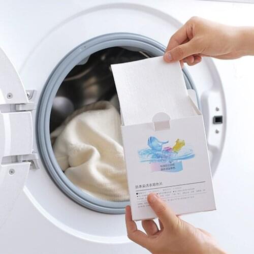 24pcs Washing Machine Use Mixed Dyeing Proof Color Absorption Sheet Anti Dyed Cloth Laundry Papers Color Catcher Grabber Cloth
