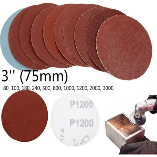 100pcs 70mm diamond cutting dremel accessories sandpaper Sanding drum polishing sand Rotary tool accessories