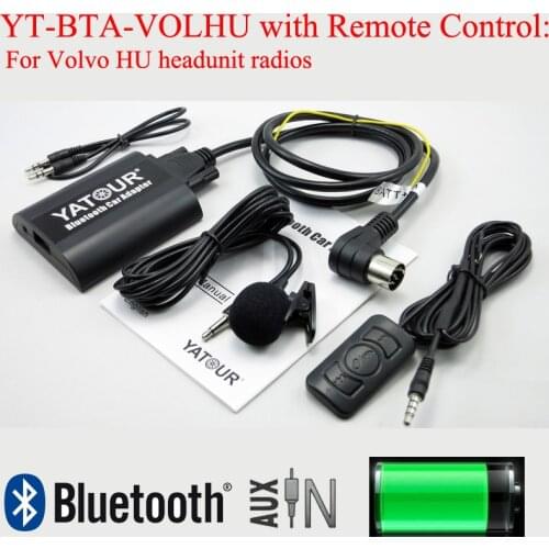 Yatour Bluetooth car digital music interfact BTA remote control for Volvo HU headunit radios