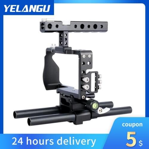 YELANGU C6 DSLR Camera Cage for A6 cage A6000/A6300/A6500 Professional DSLR Equipment