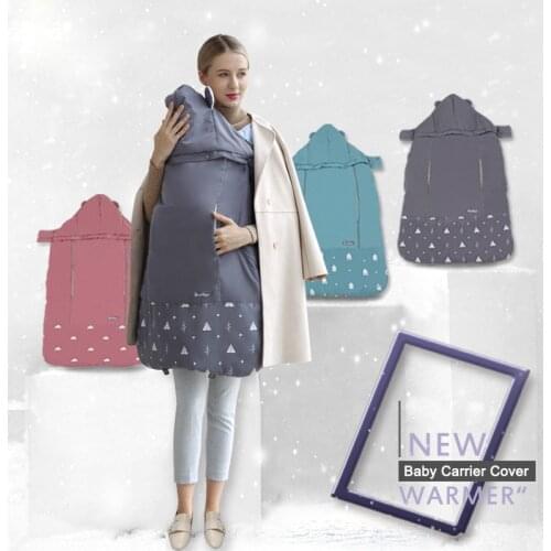 Baby Carrier Cloak Warm Cape Stroller Pram Cover Wind Rain Snow Proof with Velvet Lining Blanket Outdoor Necessary Autumn Winter