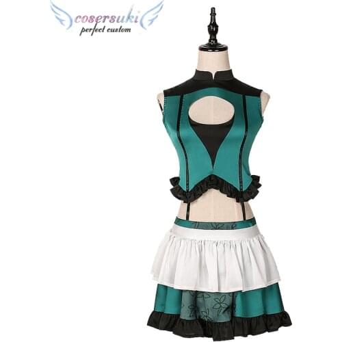 Flower Knight Girl Victoria amazonica Cosplay Costumes Stage Performance Clothes , Perfect Custom for You