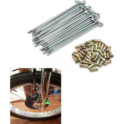 Spoke Nipple Set Motorcycle Accessories Wheel Parts 145mm Length Spoke For Yamaha 2000-up TTR125 TTR 125L RT100