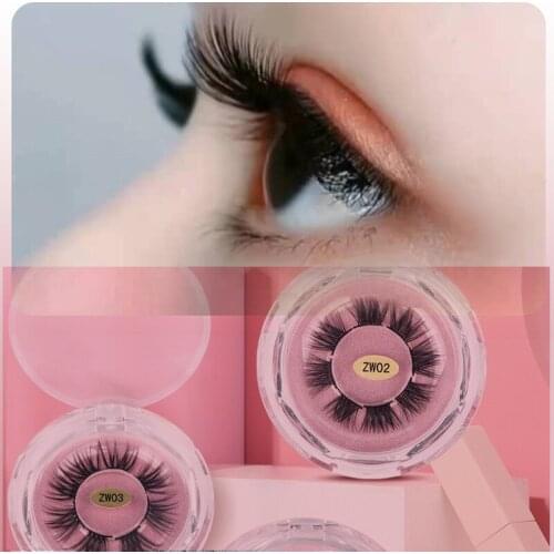 Fake Lashes Eyelashes Clusters Packaging Makeup Sets Individual Bulk False Vendors Wholesale Natural Doe Eyes Genuine Female