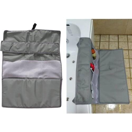 Bath Kneeler Elbow Rest Baby Bath Tub Kneeling Cushion Mat Safety Comfort Bath Toy Storage Waterproof Non Slip Hypoallergenic Pa