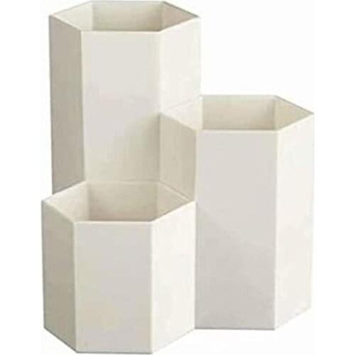 Desktop Storage Pen Holder Pencil Makeup Storage Box Desktop Organizer Stand Case School Office Stationery