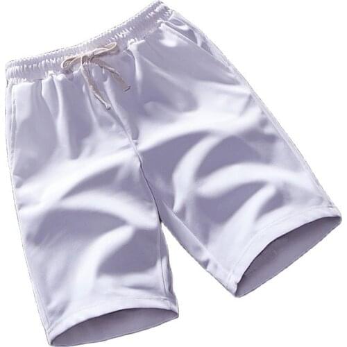 New Summer Mens Shorts Fashion Sports Casual Pants Solid Color Shorts Beach Pants Men Sweat Shorts Man Running Sweatpants