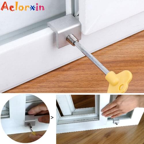 Window Lock Child Baby Safety Metal Lock Window Stopper Protection For Children Window Restrictor Security Lock Child Protection