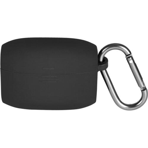 Retail in-Ear Silicone Case for Jabra Elite 65T Wireless Sports Earbuds(Black)