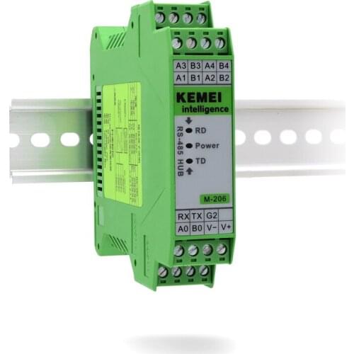 RS485 hub sharing device 4 port hub1 to 4 channel RS232/RS485 converter optical isolation module hub