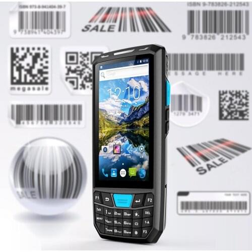 Touch Screen Android Handheld PDA Barcode Scanner 1D 2D Portable Data Collector Terminal Device With NFC WIFI 4G GPS BT Camera