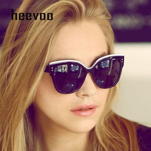 Fashion Cat Eye Sunglasses Women Luxury Brand Designer Vintage Mirror Eyebrow Design Sun Glasses Female Retro Frame Style Unisex