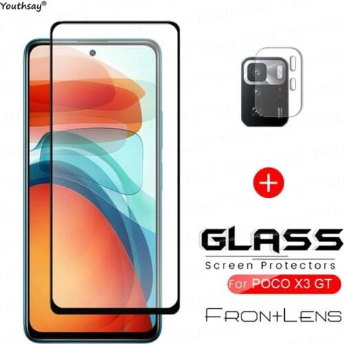 Glass For Xiaomi Poco X3 GT Tempered Glass For Xiaomi Poco X3 GT Glass Full Cover Screen Len Film Protector Film Poco X3 GT