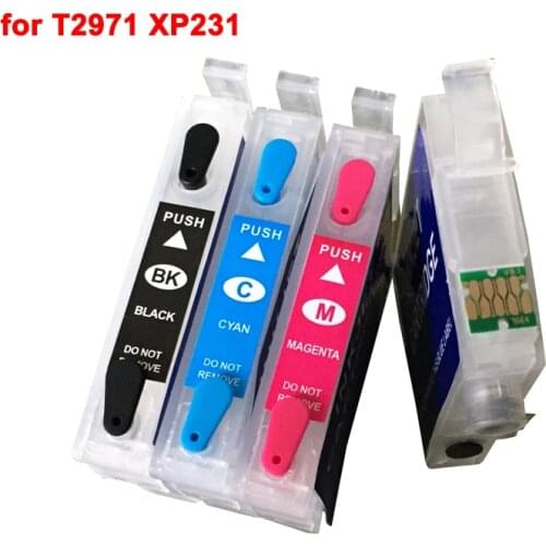 T2971 T2962-T2964 Refillable Ink Cartridges For EPSON XP231 XP431 XP-231 XP-431 XP-241 inkjet Printer Cartridge With Chips