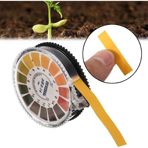 Test Paper Roll 5m Alkaline Acid PH Indicator Paper for Soil Water Urine Saliva Litmus Testing PH 0-14 Portable Test Paper Strip