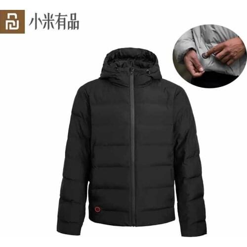 Youpin Graphene Down Jacket Heated Jackets Coats USB Charging Temperature Control Winter Warm Jackets Waterproof Men Outwear