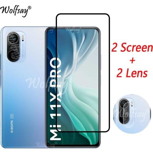 Full Cover Tempered Glass For Xiaomi Mi 11X Pro Screen Protector For Xiaomi Mi 11X Pro Camera Glass For Xiaomi Mi 11X Pro Glass