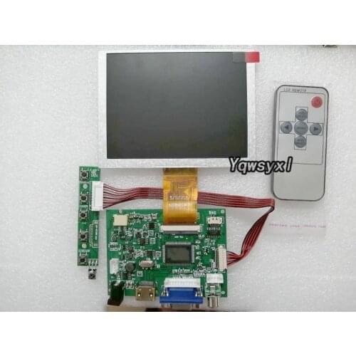 ZJ050NA-08C LCD Screen 5 inch 640x480 display panel with HDMI VGA AV LCD Control Board Monitor Panel