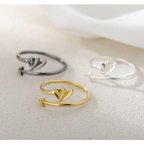 Gold and Silver Plated Dragon Evil Wing For Women Man Open Band Ring Adjustable HipHop Punk RIng Minimalist Cool Jewelry Gifts