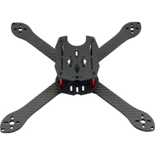 300mm FPV Racing Drone Frame 7 Inch Carbon Fiber Quadcopter Frame Kit 4mm Arms with Lipo Battery Strap