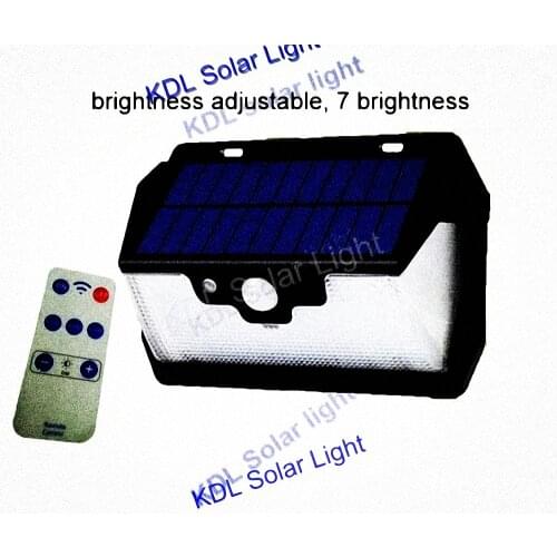 55 LED 900lm Solar Light remote control radar smart 3 side lighting Waterproof light au cam street wall lamp yard camp g