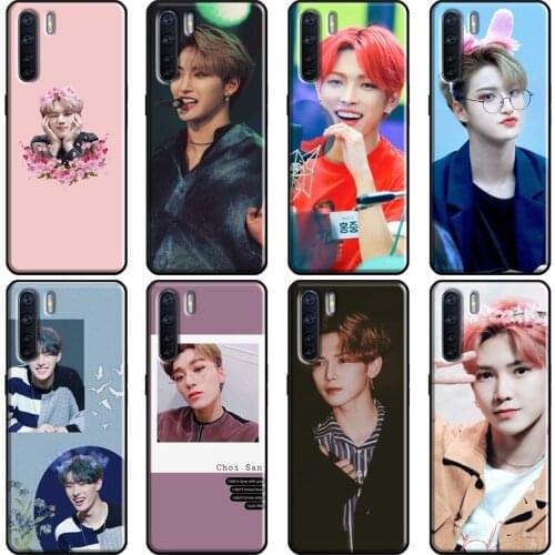 Ateez San Yeosang Mingi Case For OPPO Reno 2 Z 4 Pro A5 A9 A31 A53 2020 A1K A3S A5S A15 A52 A72 A83 F5 F7 Cover