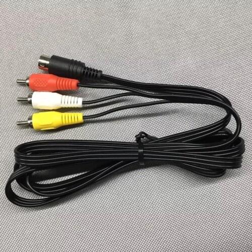 FZQWEG 5 PCS AV Cable for SEGA Mega Drive 2 Genesis 2 and for Mega Drive 3 Genesis 3