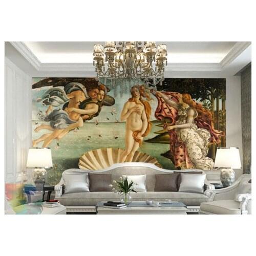 Customized photo wallpaper 3d wall murals The birth of Venus super giant European paintings wall papers for living room decor