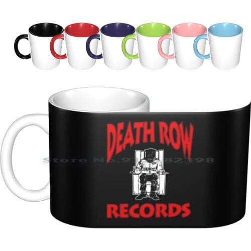 Death Row Records Ceramic Mugs Coffee Cups Milk Tea Mug Death Row Records Suge Knight Death Row Records Hip Hop West Coast Los
