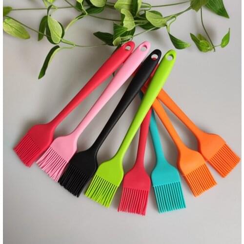 Pastry Brushes - Cake Oil Brush For Barbecue Grill - Heat Resistant Silicone Basting Brushes For Cooking Kitchen Brush Random