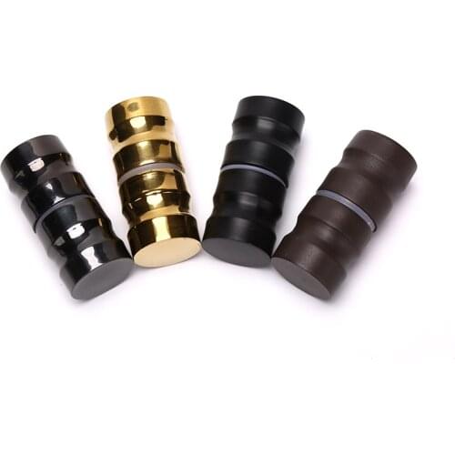 Round small single hole handle 304 Stainless steel Bathroom Door knob cabinet pull shower room pull glass door handle