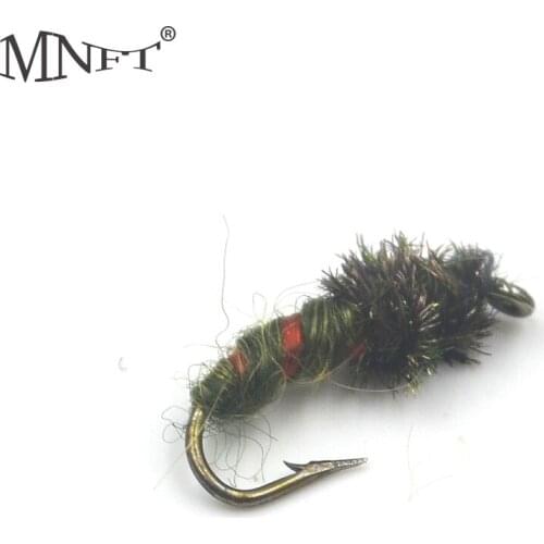 MNFT 10PCS Size 12# Dry Fly Fishing Flies Nymph Stonefly Fly Black Fishing Lure Bait Hooks