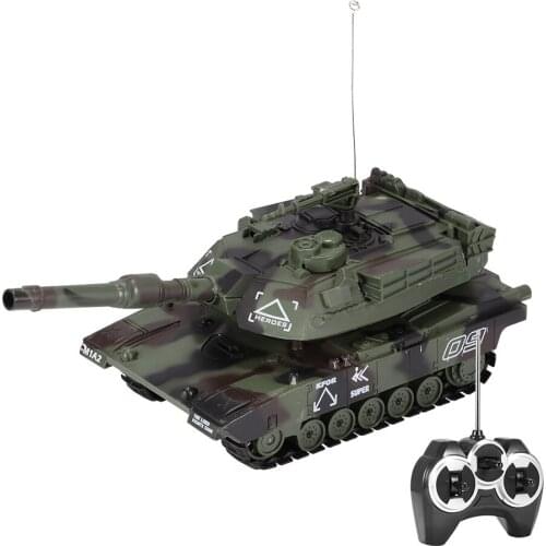 Simulation RCTank Model 360 Rotating Technic Military Outdoor Kid Remote Control Electric Crawler Tank Model RC Car Toy For Boys