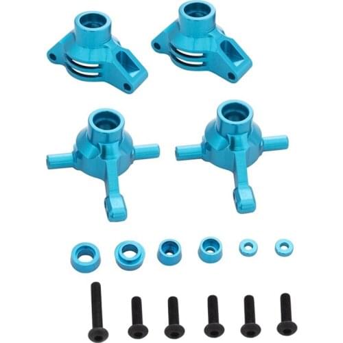 Aluminum Alloy Front Rear Knuckle Arm Steering Cup Upright Hub Carrier for 1/10 RC Car Tamiya TT02 TT-02 Parts