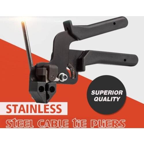 Stainless Steel Cable Tie Pliers Zip Tie Automatic Tension Cut Off Gun Special Pliers Fastening Tool Dropshipping