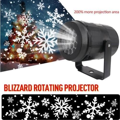 Christmas Snowflake Light Projector Snow Outdoor Indoor Remote control Laser Projection Lights Party Decor Lamp EU/UK/US/AU