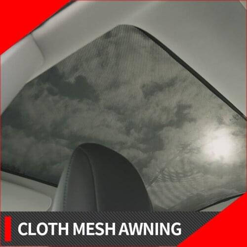 A LIttle Change glass roof sunshade car skylight blind shading net sunshade windscreen windshield sunshade for tesla model 3